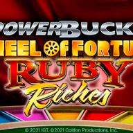 PowerBucks Wheel of Fortune Ruby Riches logo
