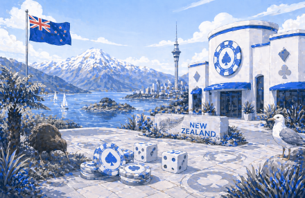 New Zealands parlament vedtager lovforslag om onlinekasinoer ved sidste behandling billede