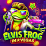Elvis Frog in Vegas logo