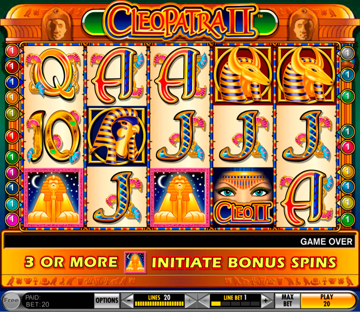 cleopatra ii igt casinospil online 