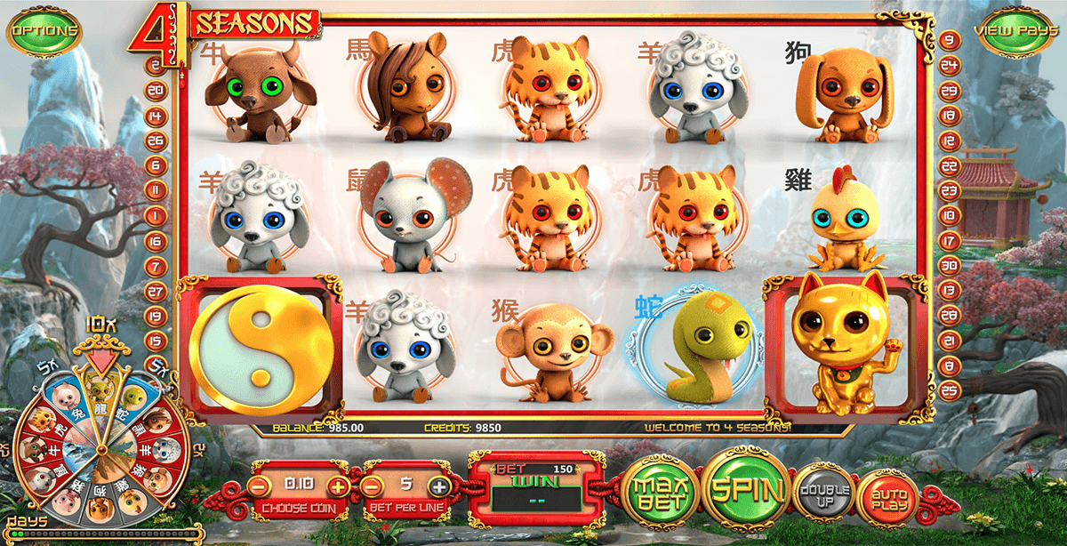 4 seasons betsoft casinospil online 