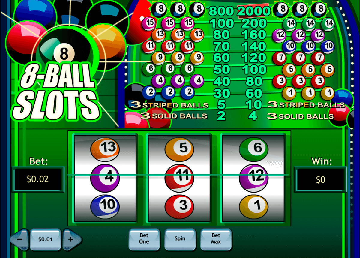 8ball slotss playtech casinospil online 