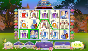 adventures in wonderland playtech casinospil online 
