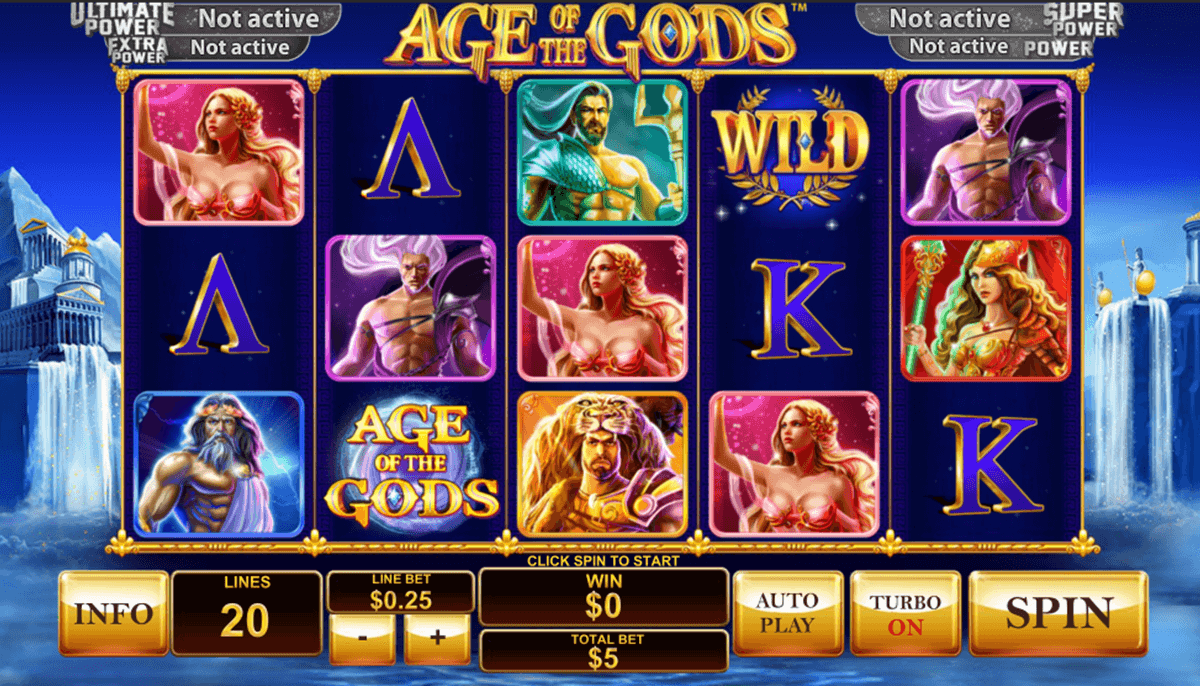 age of the gods playtech casinospil online 