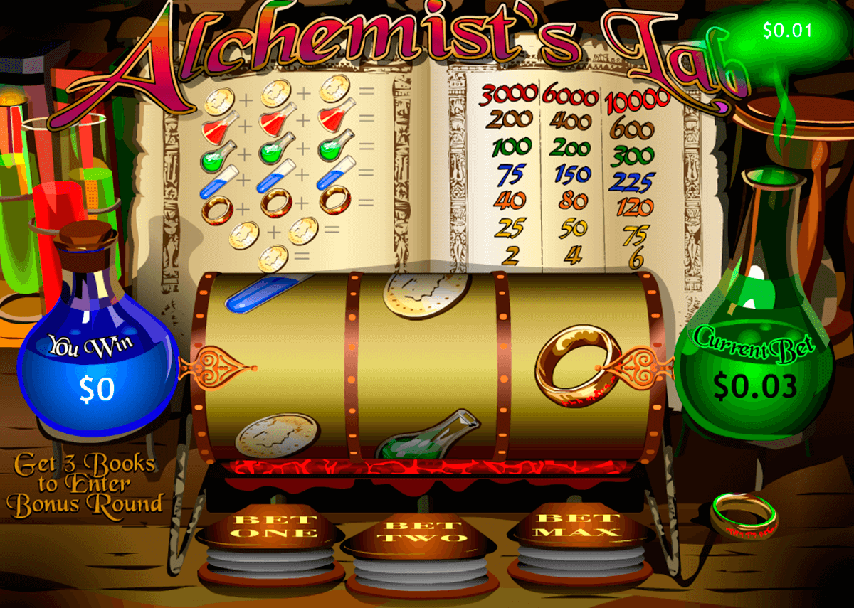 alchemists lab playtech casinospil online 