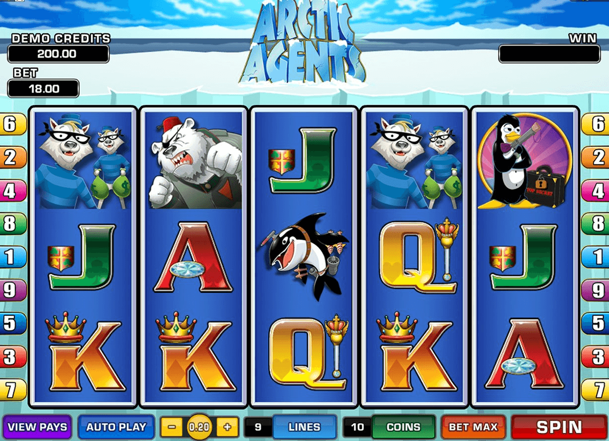 arctic agents microgaming casinospil online 