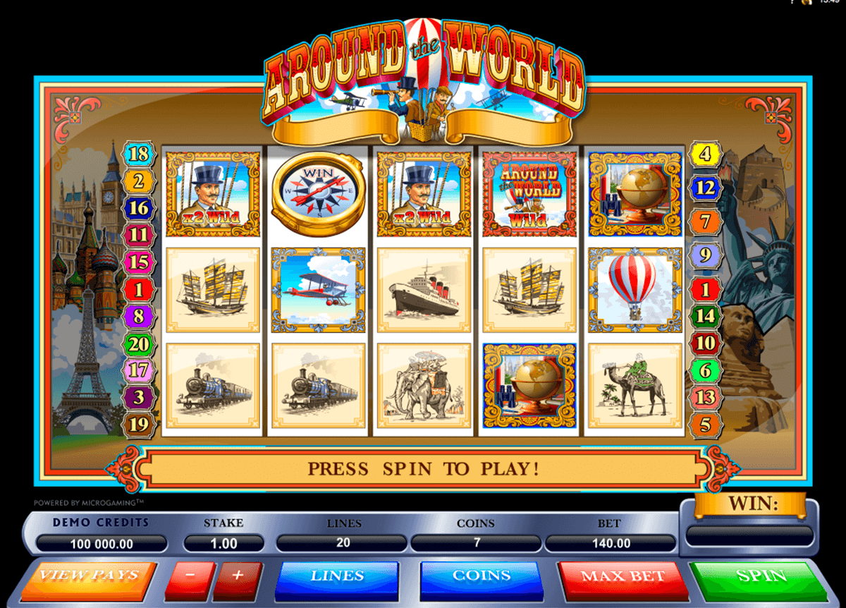 around the world microgaming casinospil online 