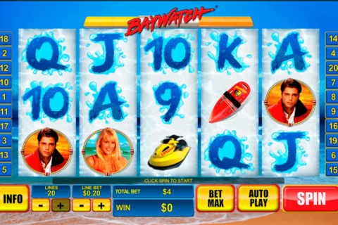 baywatch playtech casinospil online 