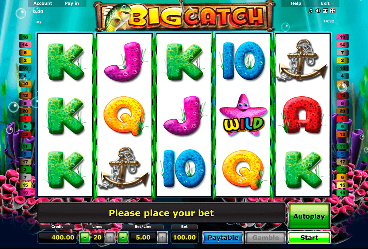 big catch novomatic casinospil online 