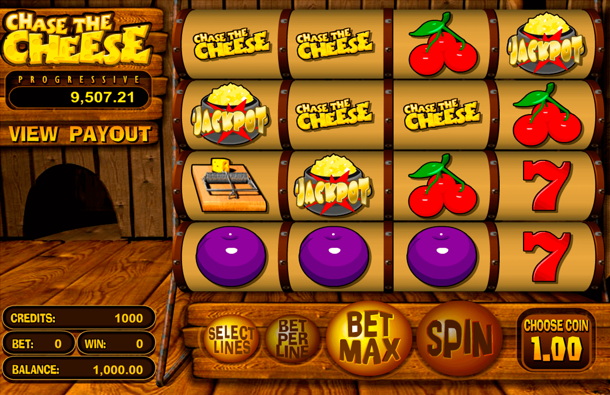 chase the cheese betsoft casinospil online 