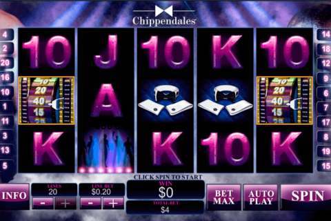 chippendales playtech casinospil online 