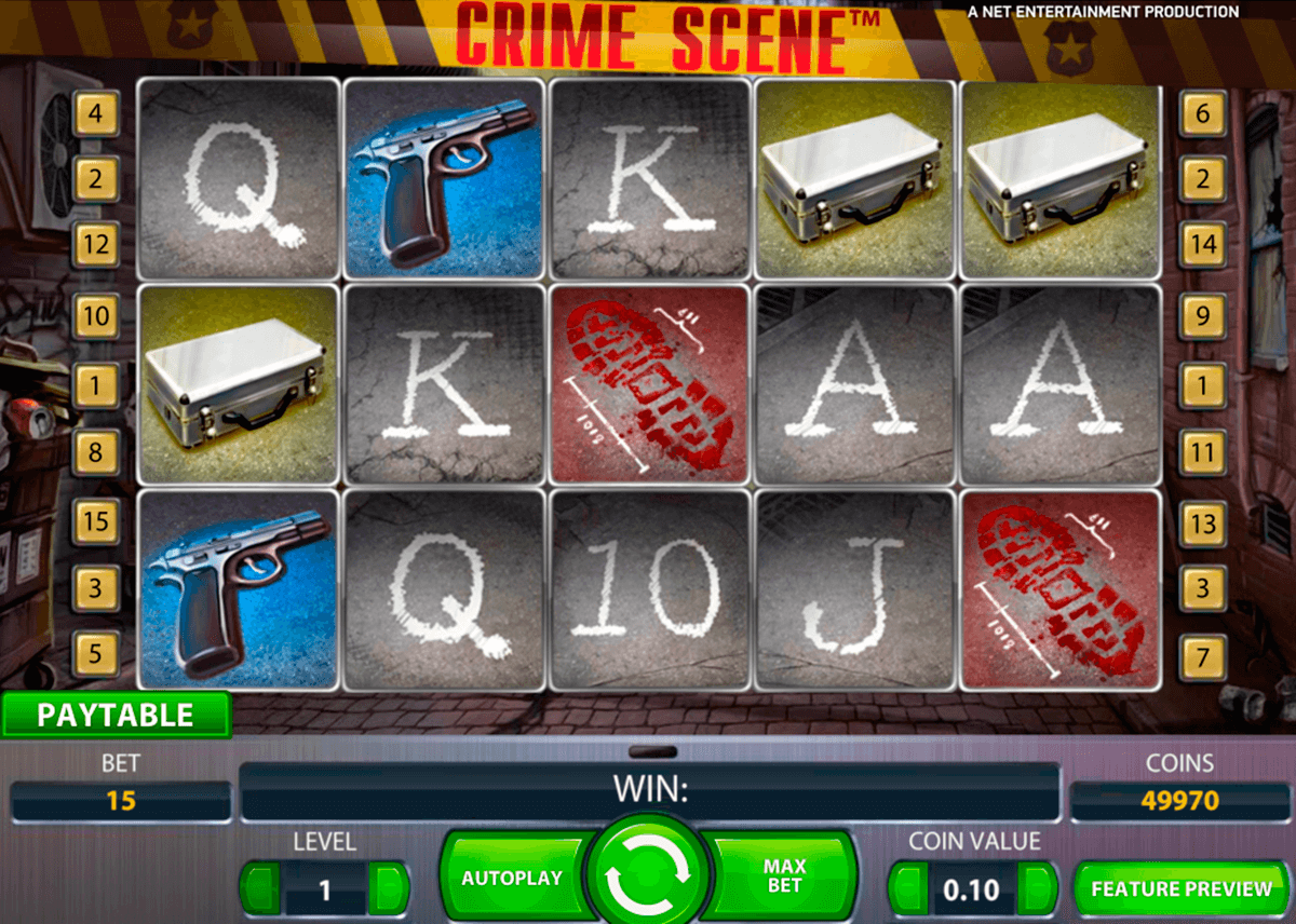 crime scene netent casinospil online 