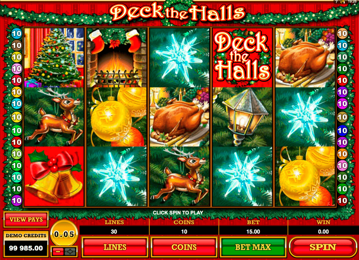deck the halls microgaming casinospil online 