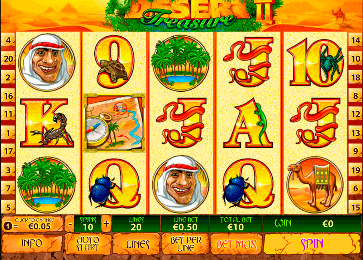 desert treasure ii playtech casinospil online 