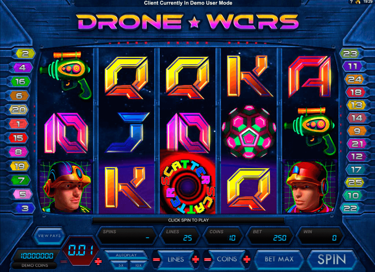 drone wars microgaming casinospil online 