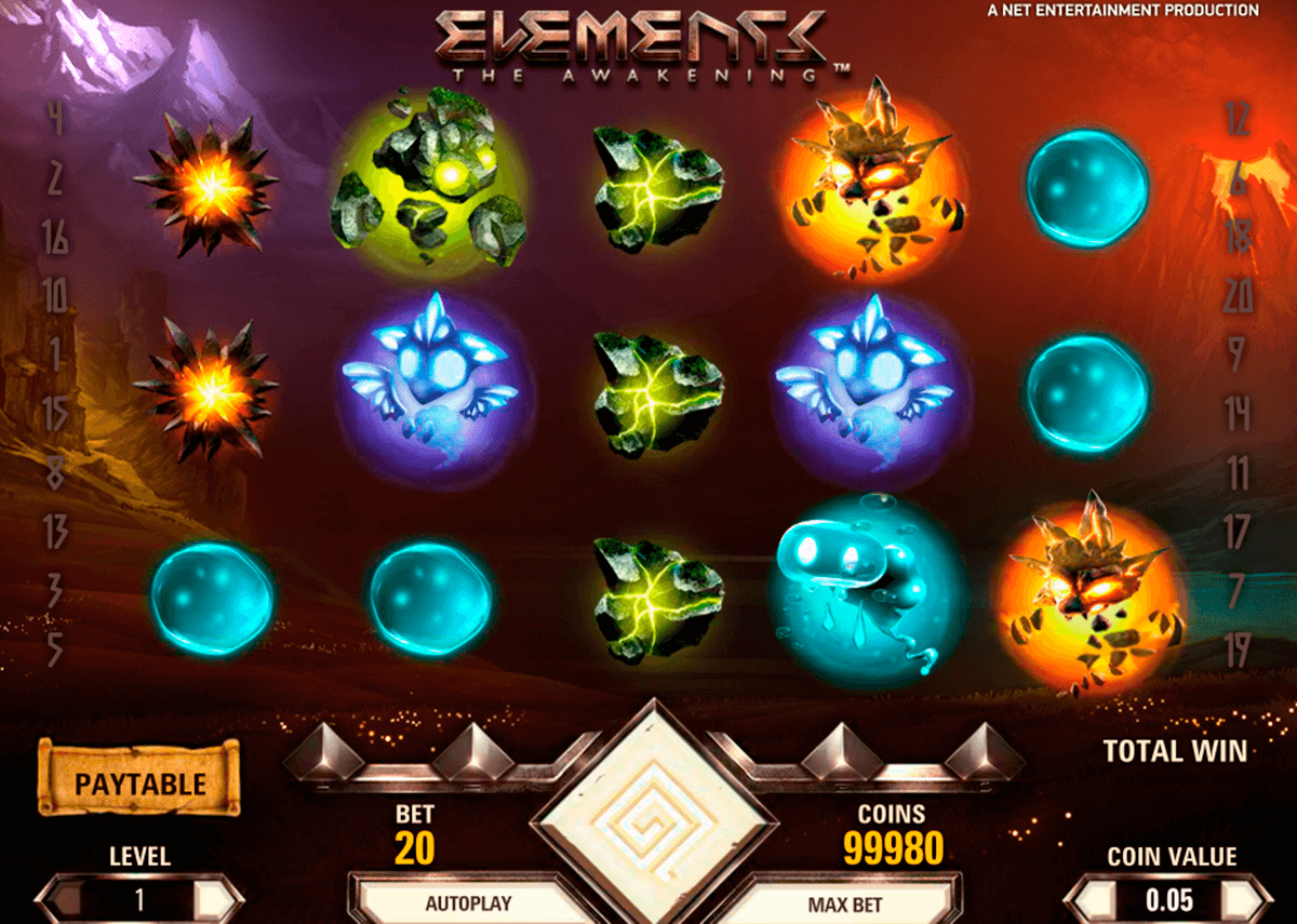 elements netent casinospil online 