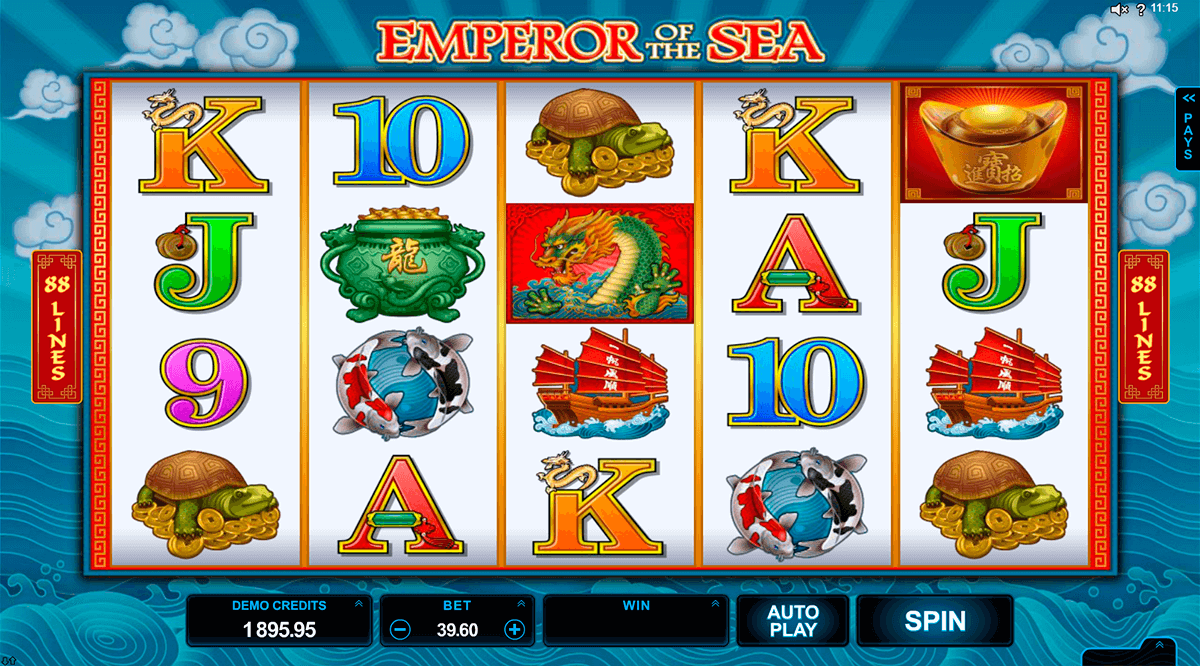 emperor of the sea microgaming casinospil online 