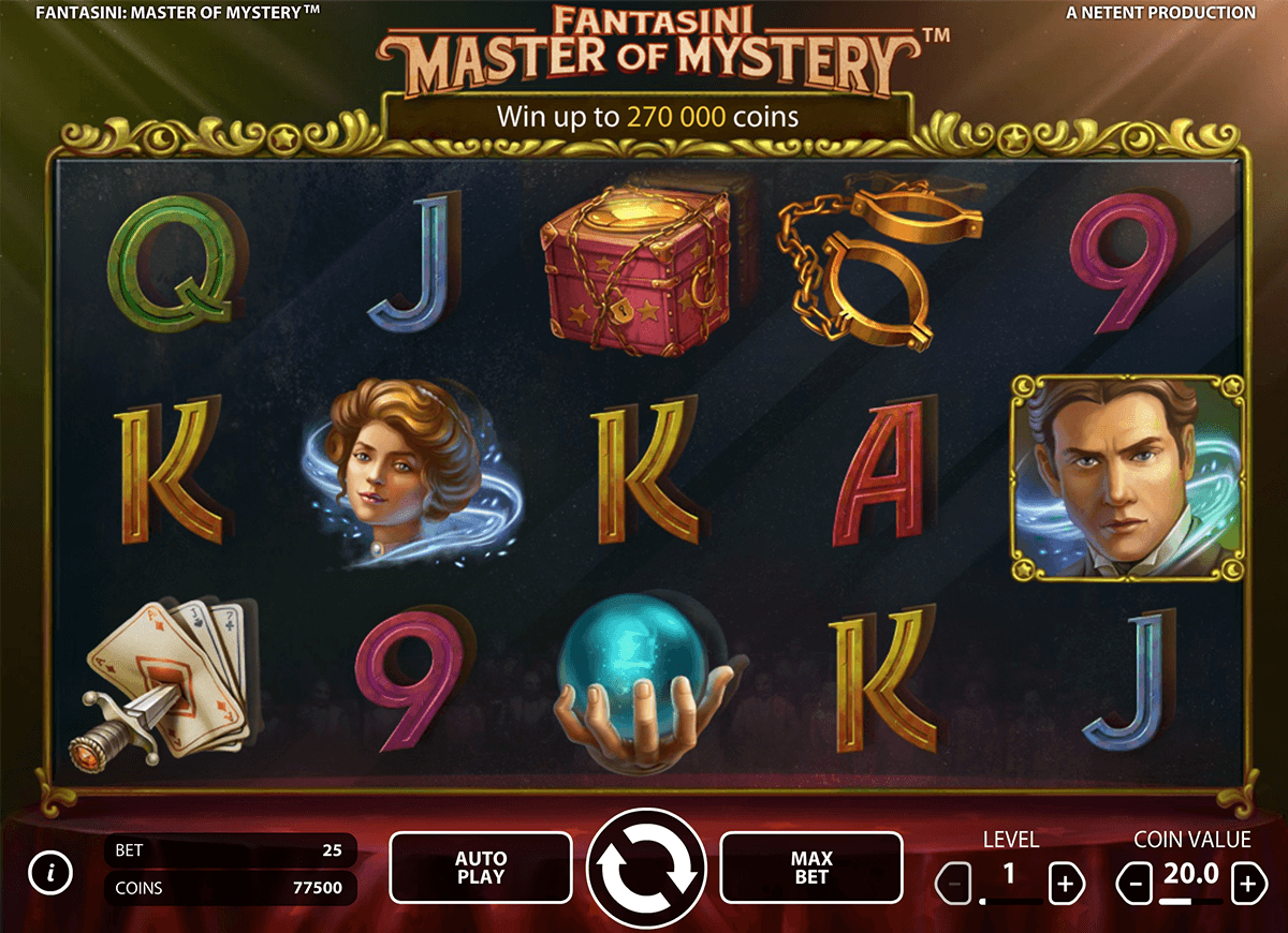 fantasini master of mystery netent casinospil online 