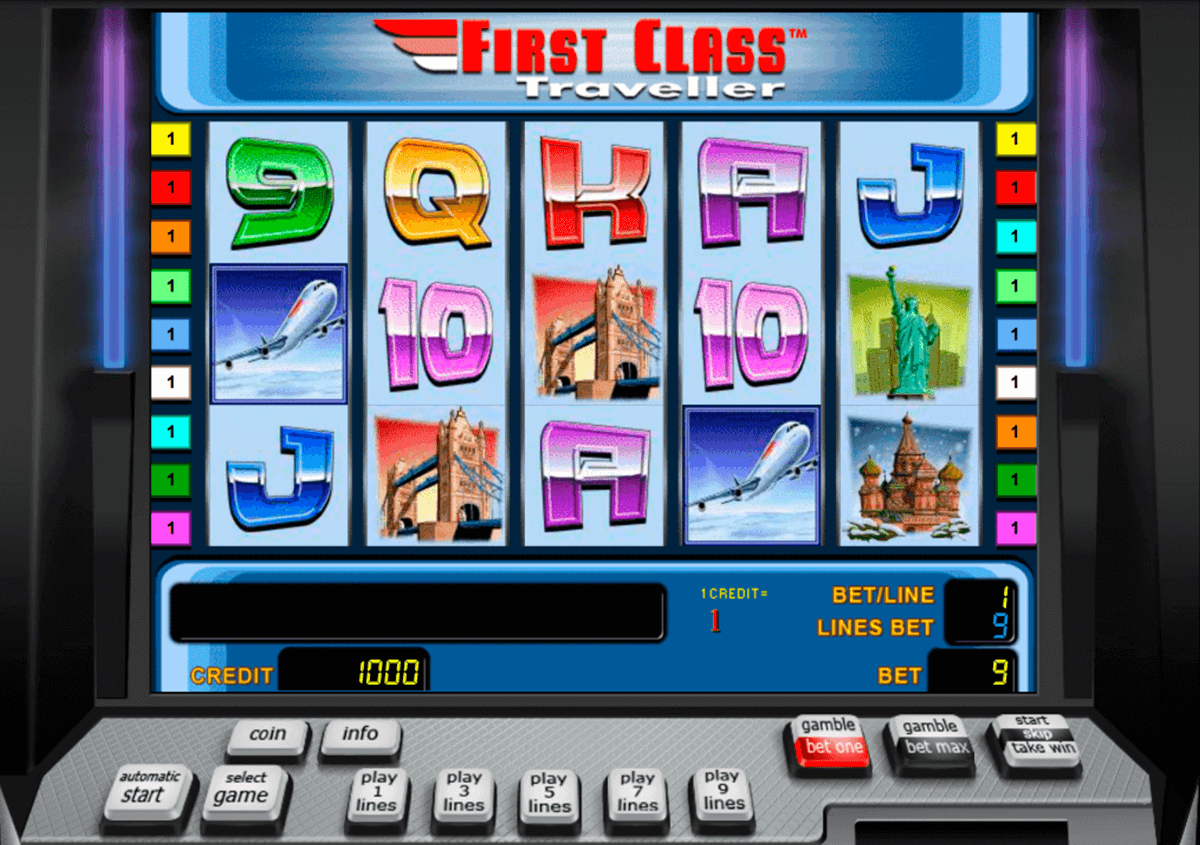 first class traveller novomatic casinospil online 