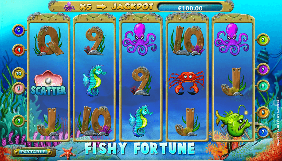 fishy fortune netent casinospil online 