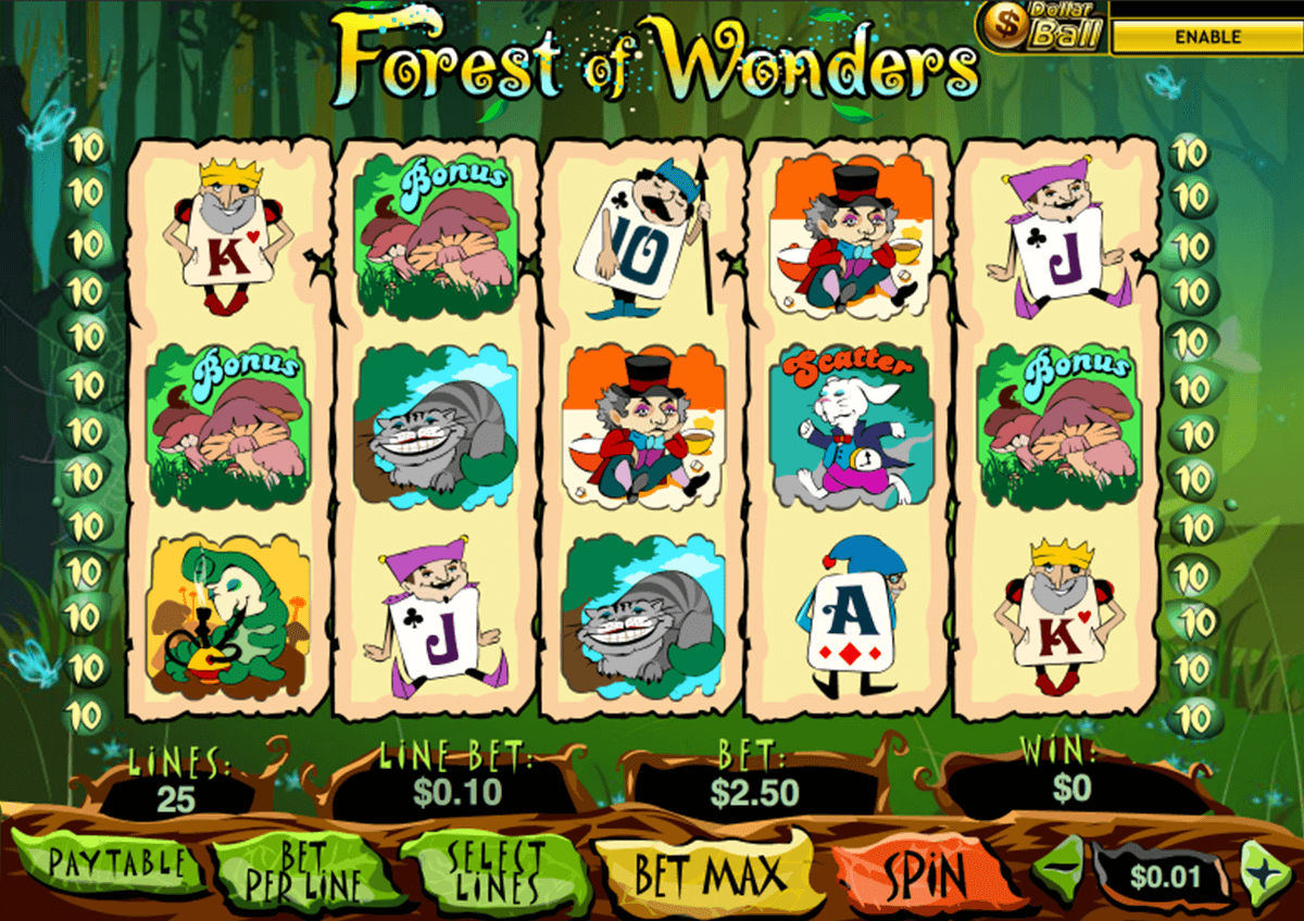 forest of wonder playtech casinospil online 