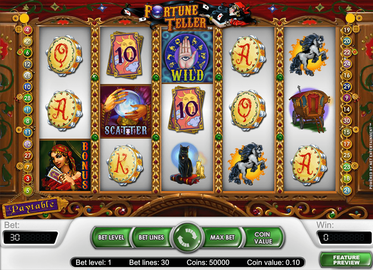 fortune teller netent casinospil online 
