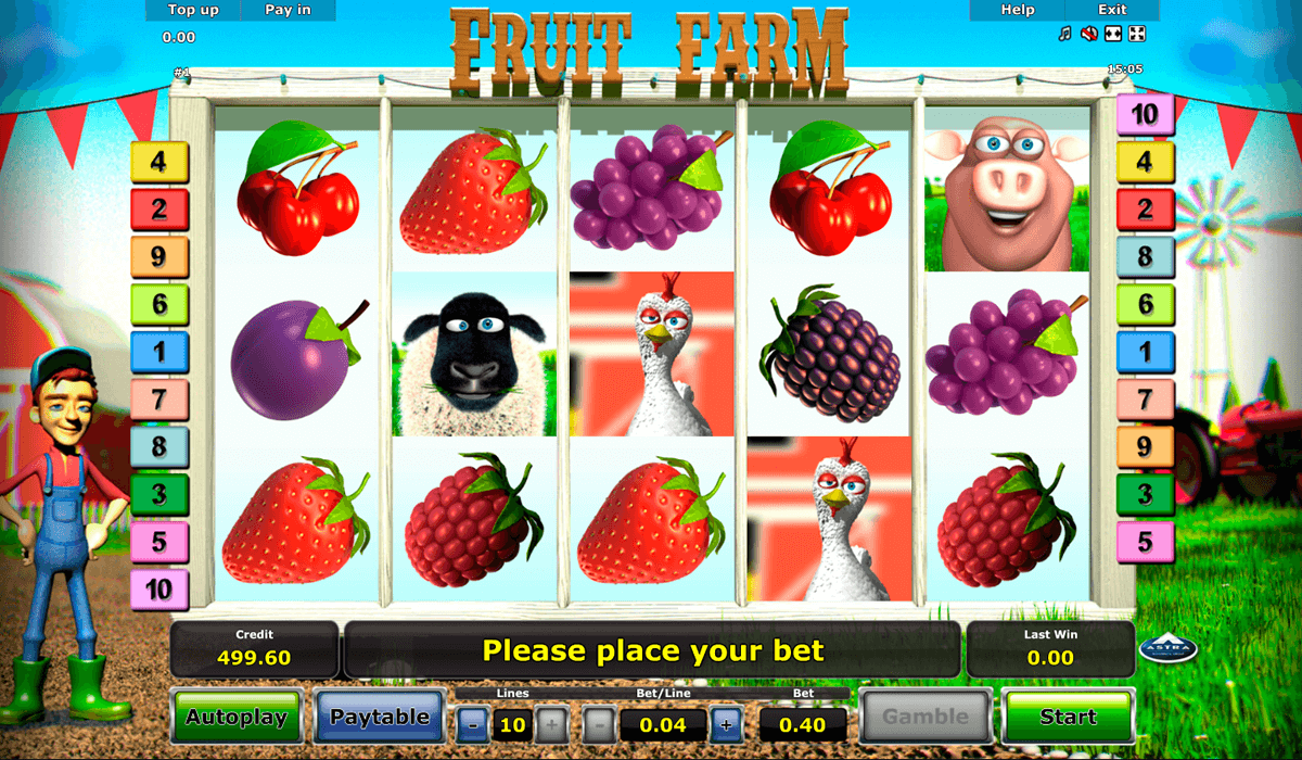 fruit farm novomatic casinospil online 