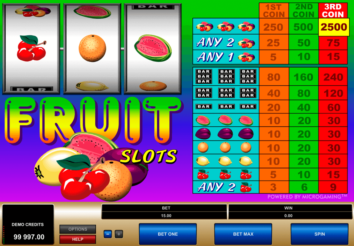 fruit slots microgaming casinospil online 