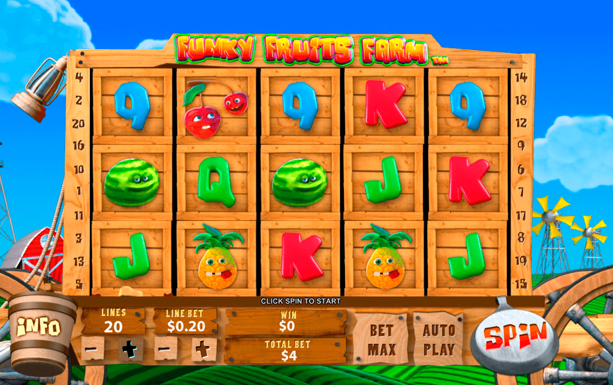 funky fruits farm playtech casinospil online 