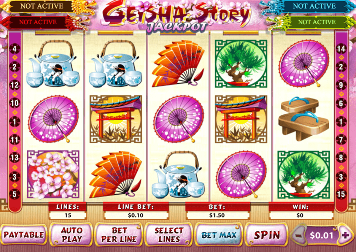 geisha story jackpot playtech casinospil online 