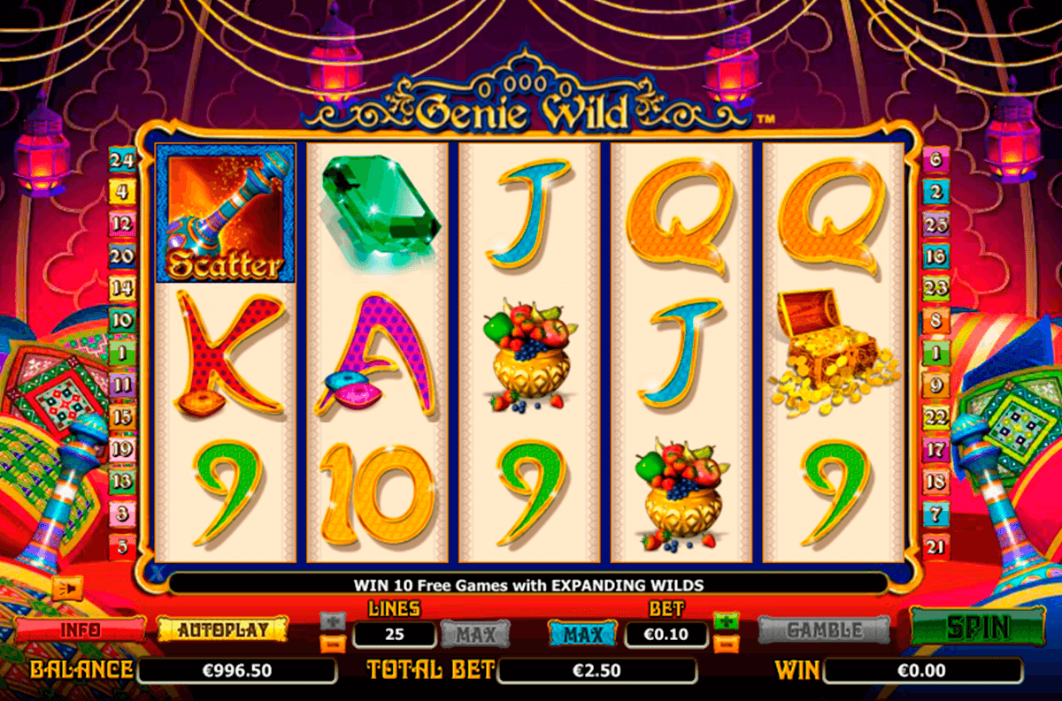 genie wild nextgen gaming casinospil online 