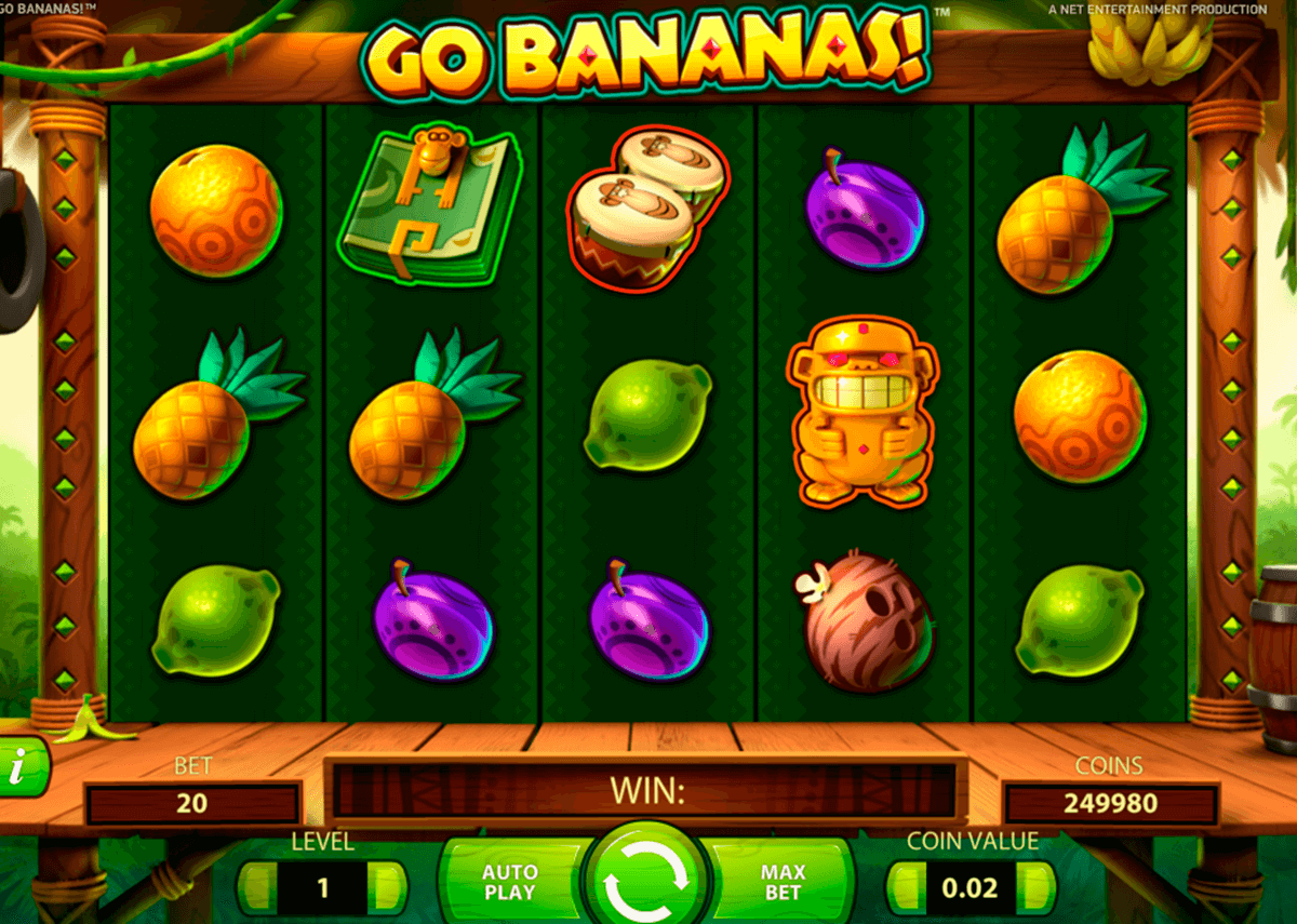 go bananas netent casinospil online 