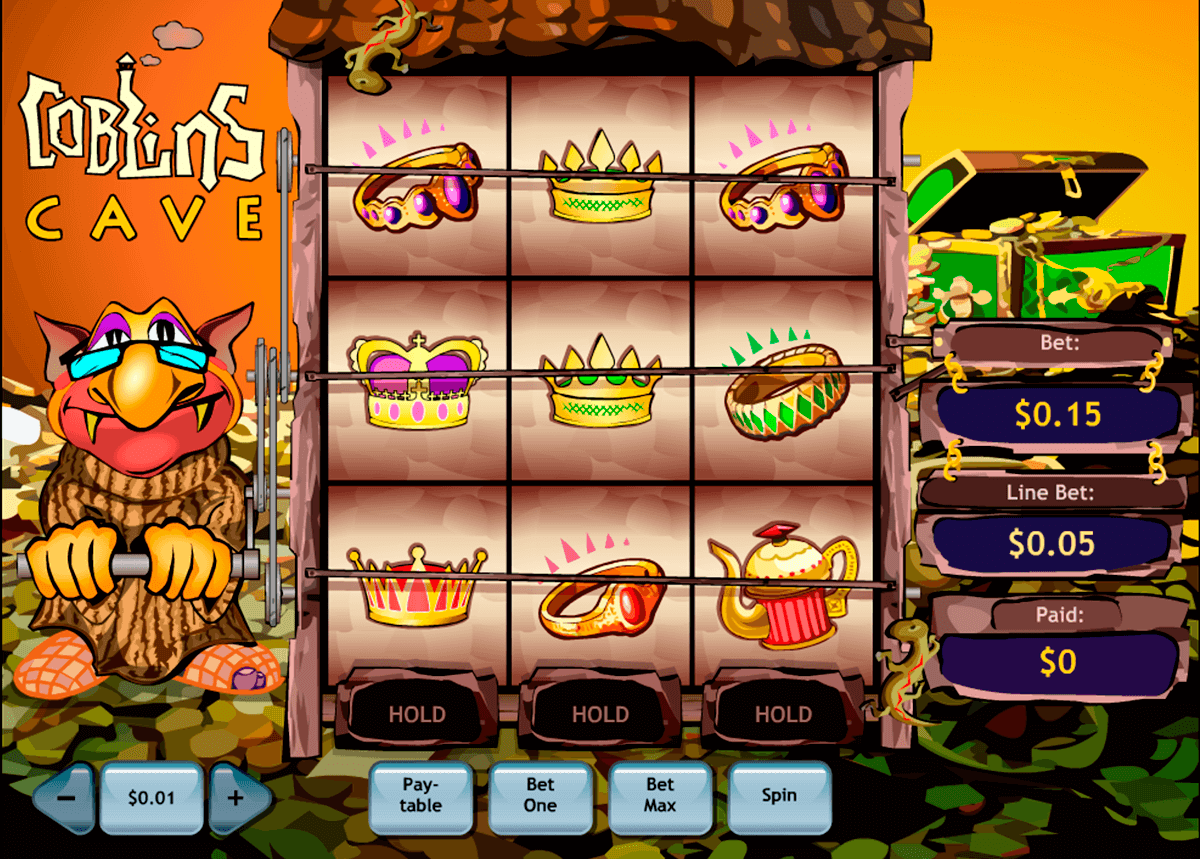 goblins cave playtech casinospil online 