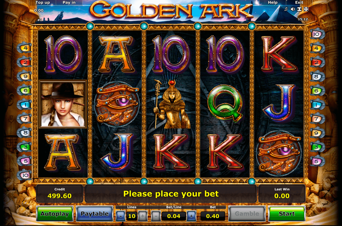 golden ark novomatic casinospil online 