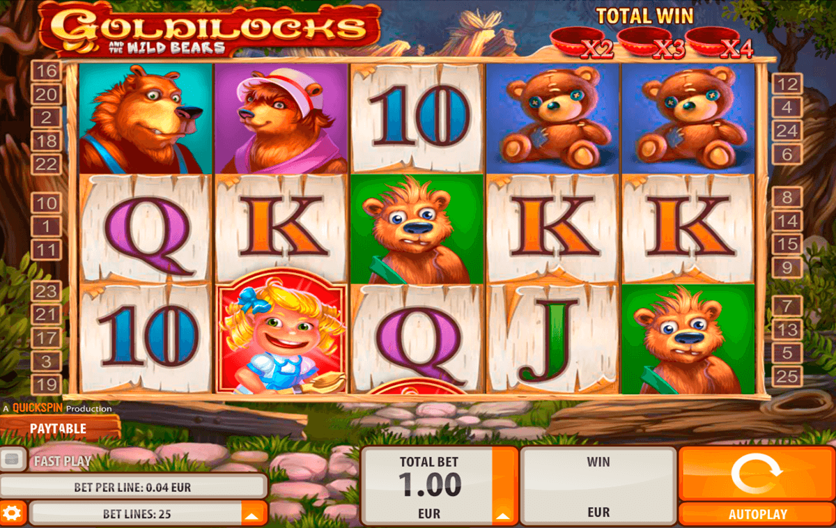 goldilocks quickspin casinospil online 