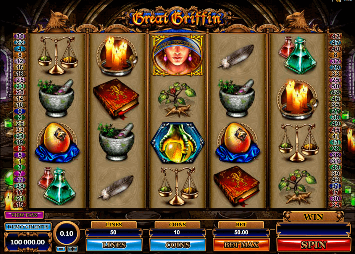 great griffin microgaming casinospil online 