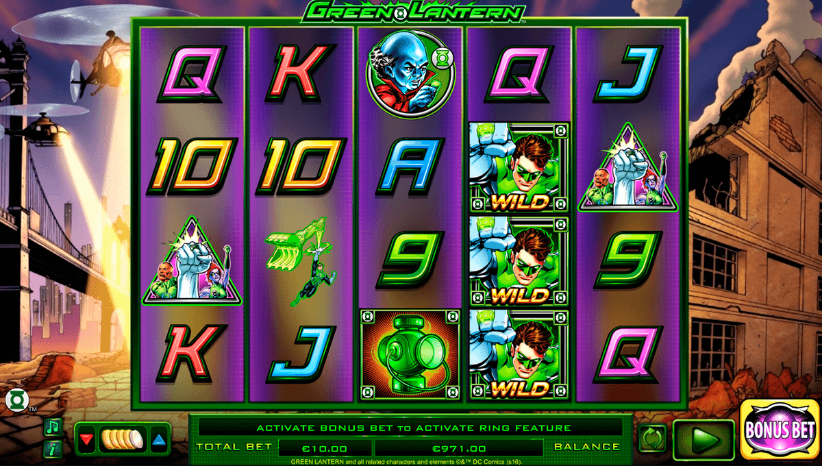 green lantern nextgen gaming casinospil online 