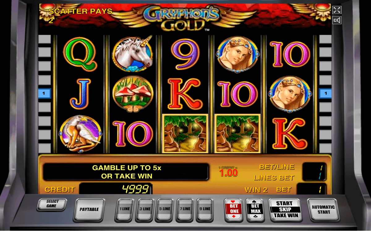 gryphons gold novomatic casinospil online 