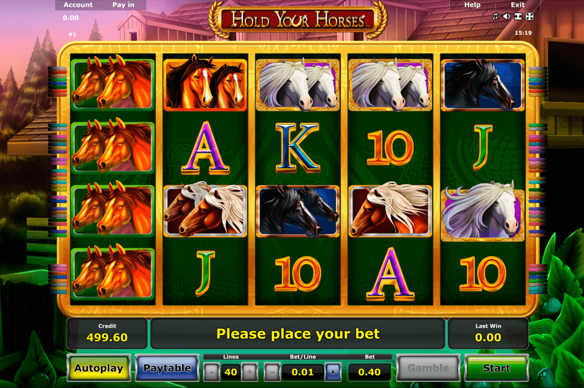 hold your horses novomatic casinospil online 