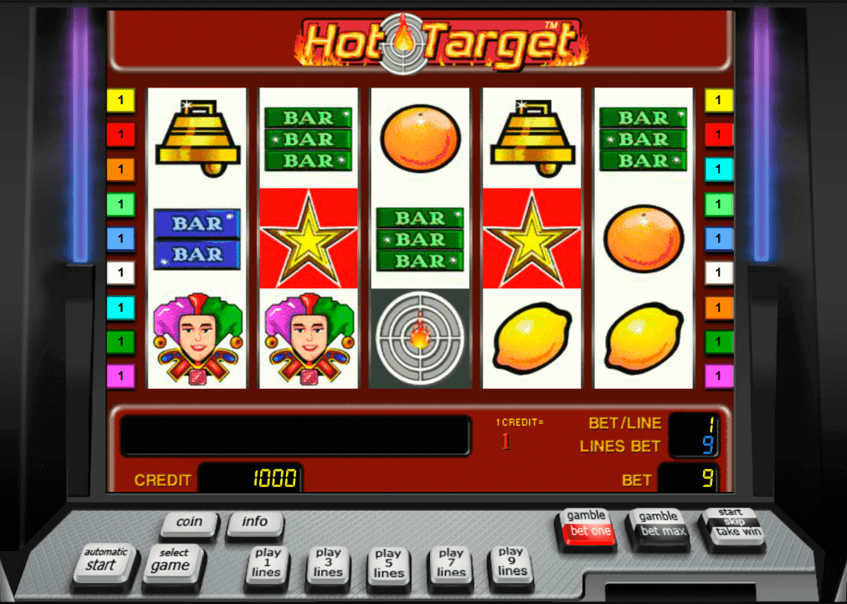hot target novomatic casinospil online 