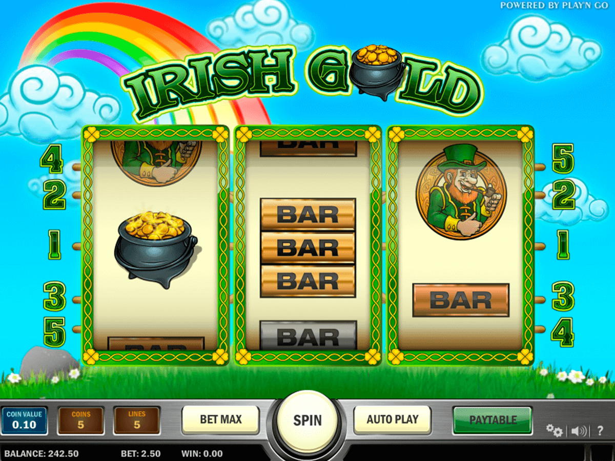 irish gold playn go casinospil online 