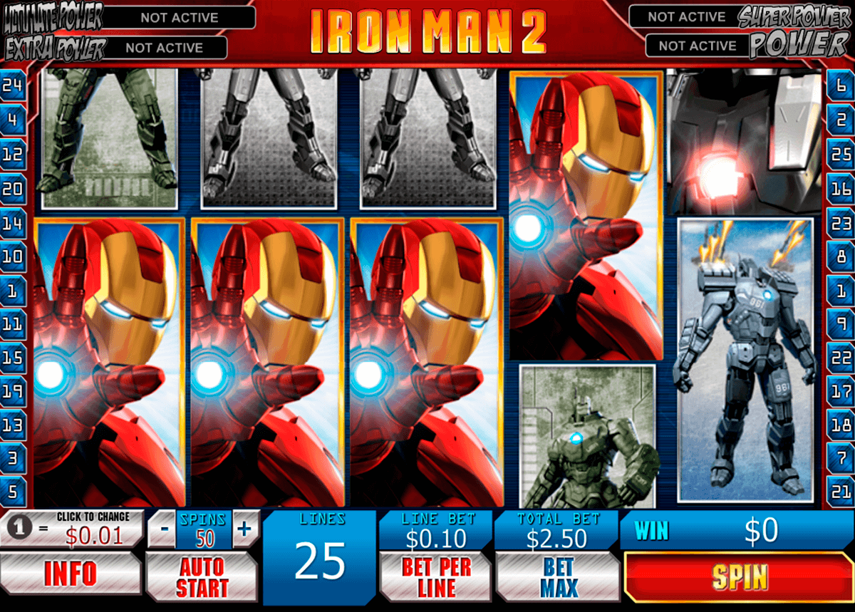 iron man 2 playtech casinospil online 