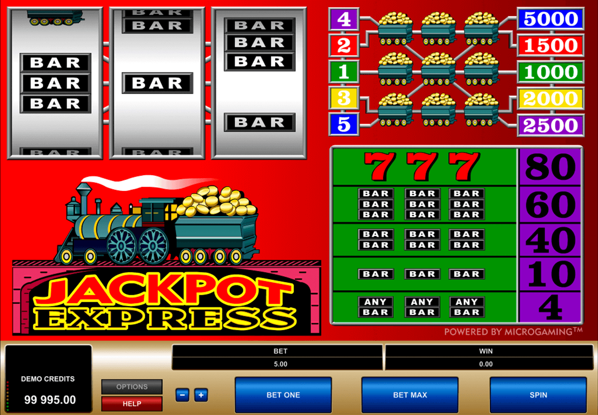 jackpot express microgaming casinospil online 