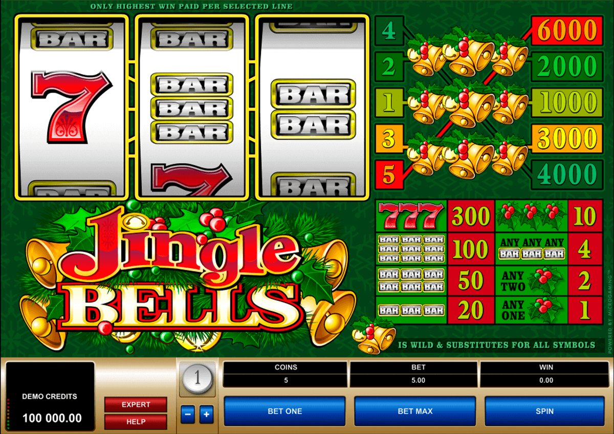 jingle bells microgaming casinospil online 