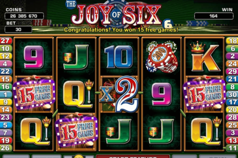 joy of six microgaming casinospil online 
