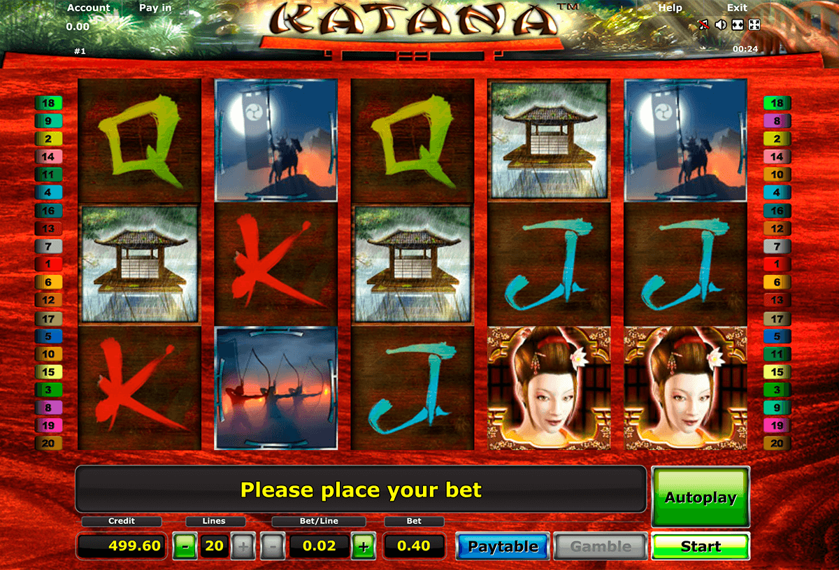 katana novomatic casinospil online 