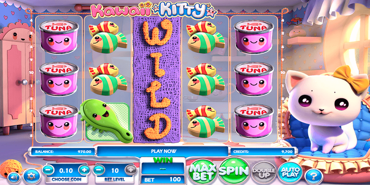 kawaii kitty betsoft casinospil online 
