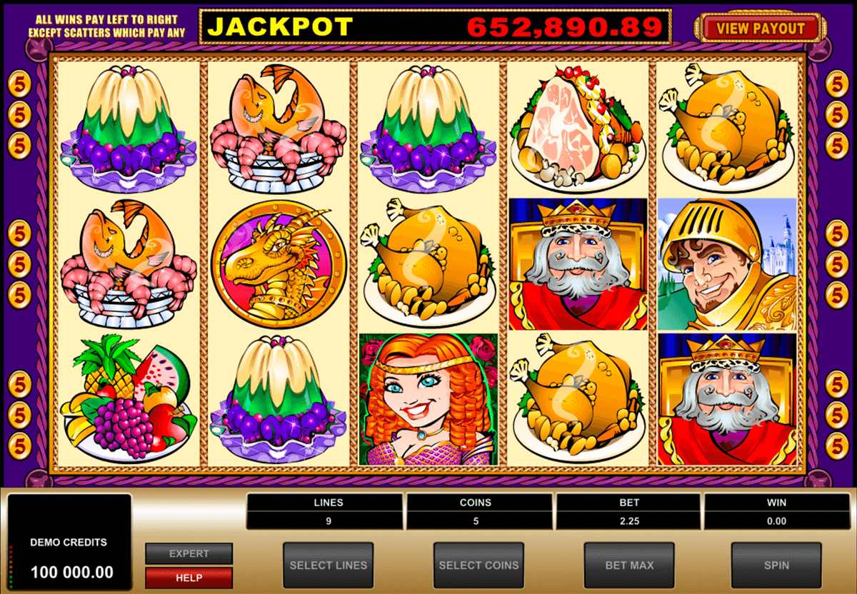 king cashalot microgaming casinospil online 