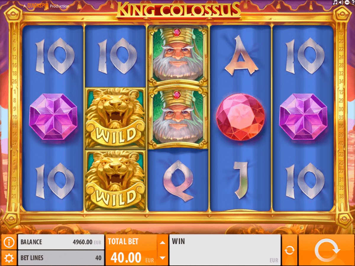 king colossus quickspin casinospil online 