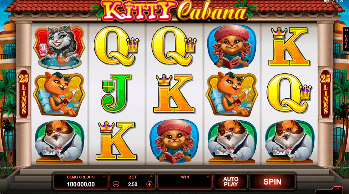 kitty cabana microgaming casinospil online 